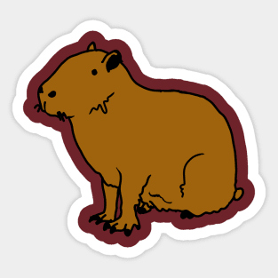 Capybara Sticker